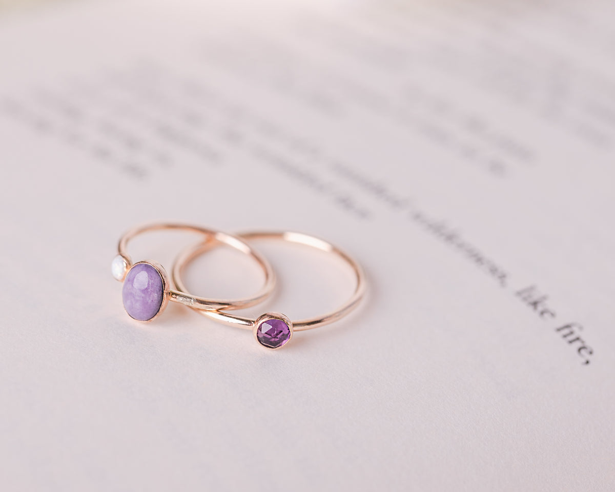 Opal Stone Duo Ring – Adornment + Theory