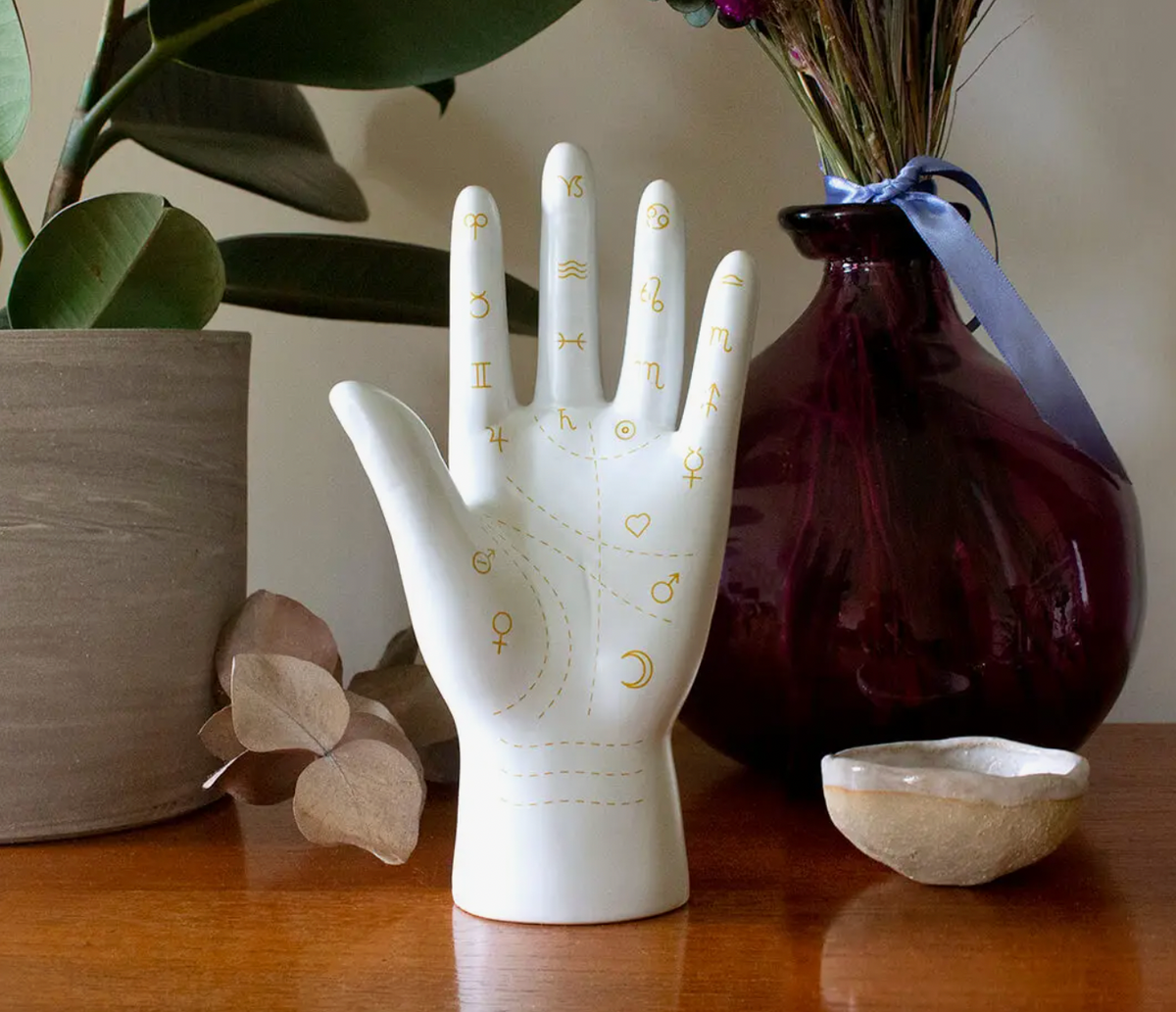 Ceramic Hand Ring Holder