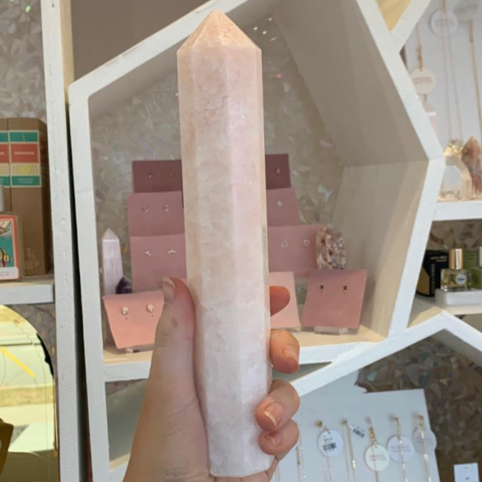Specimen Pink Calcite Tower – Mineral and Matter